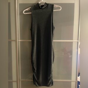 Simons green mini dress